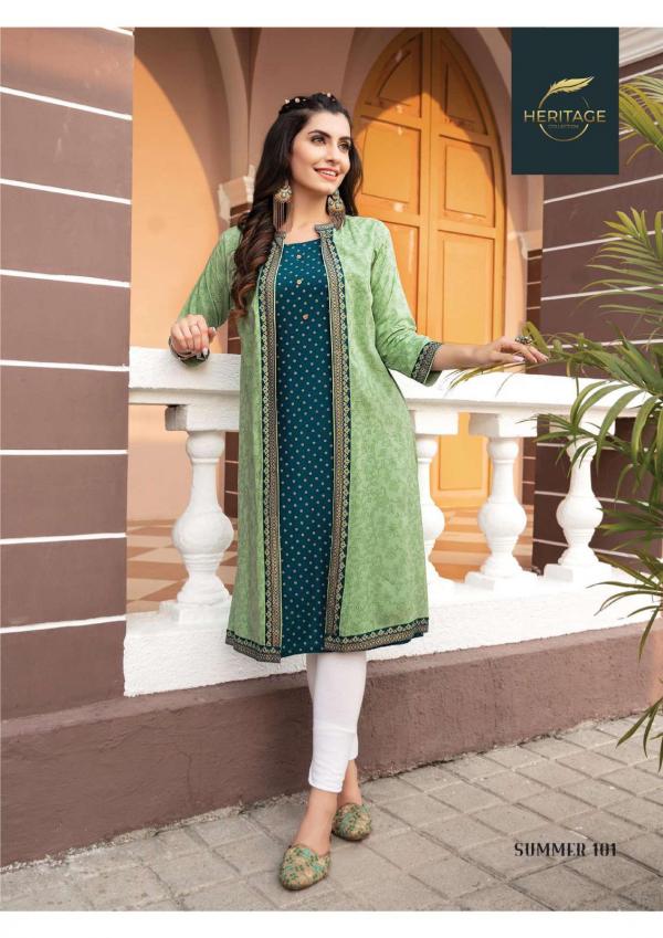 Heritage Summer Jacket Designer Festival Kurti